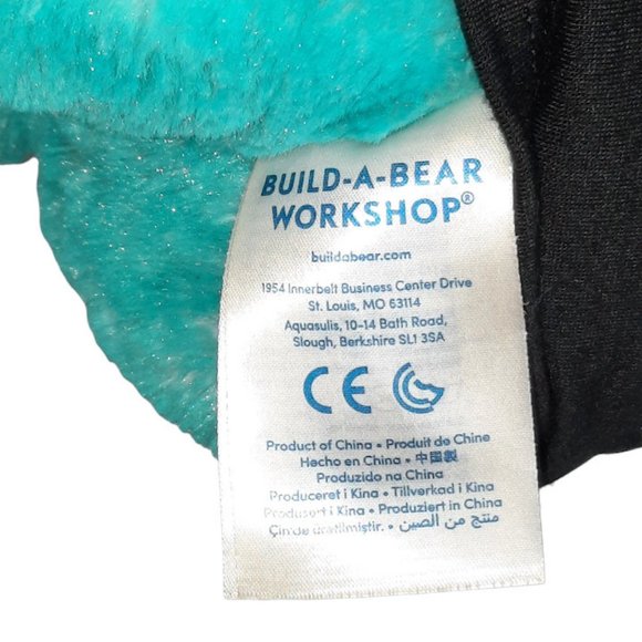 2017 Build A Bear BAB Cupcake Blue Bear Plush Stuffed Toy 16" - Picture 7 of 7